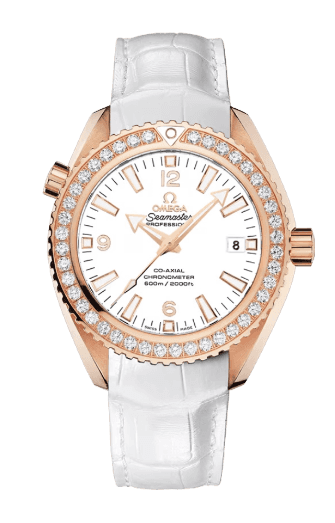 Omega Seamaster Planet Ocean 600m - 42mm, Red Gold On Leather