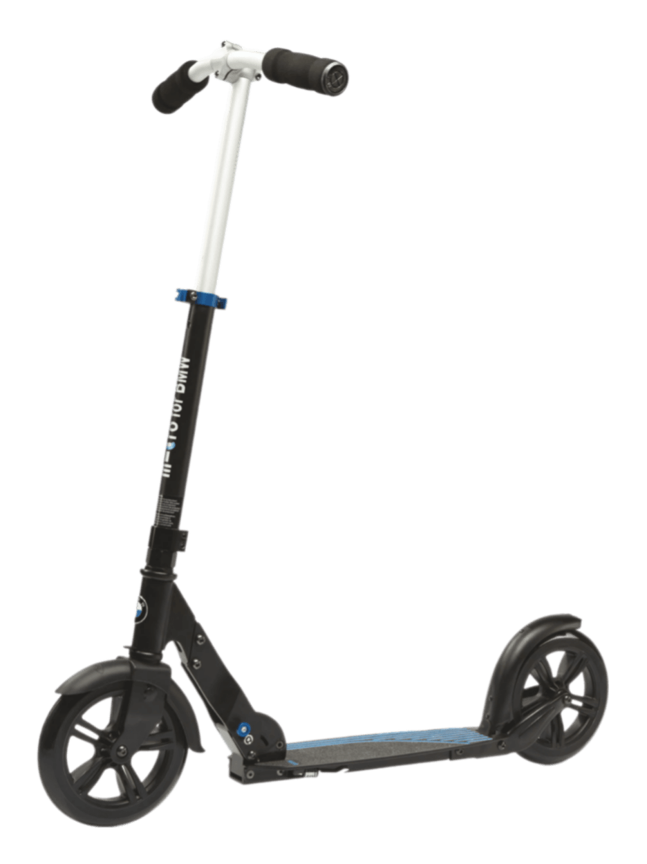 Genuine BMW City Commuter Scooter Wheeled Folding Kick Push - Black