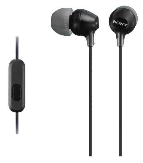 Sony MDR-EX14AP Wired In-ear Sports Headphones with Microphone | Black