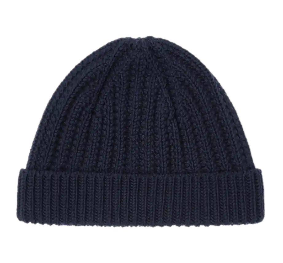 Loro Piana Moltrasio Beanie - Navy Blue