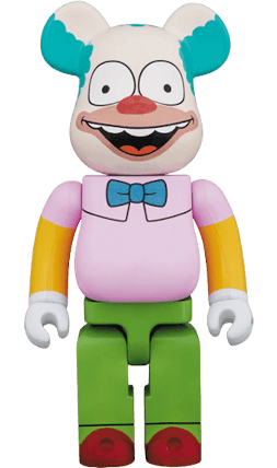 Bearbrick x The Simpsons Krusty The Clown 1000% - Multi