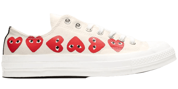 Converse Chuck Taylor All Star 70 Ox Comme des Garcons PLAY Multi-Heart - White