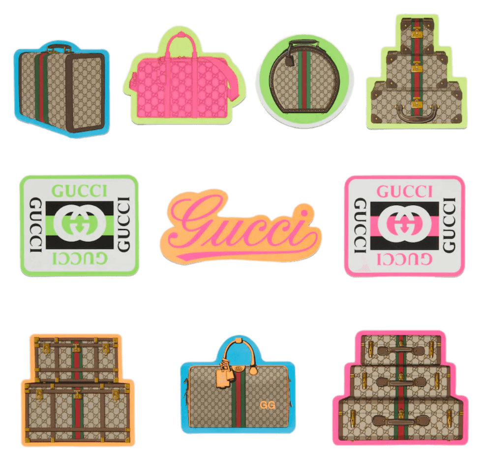 Gucci Handbags Luggage Stickers