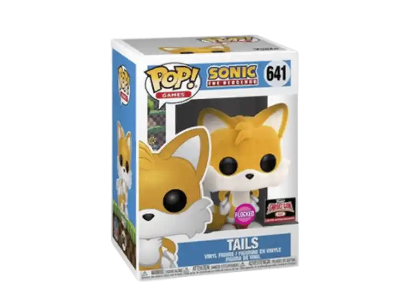 Games Sonic The Hedgehog Tails (Flocked) Target Con Exclusive Figure 641
