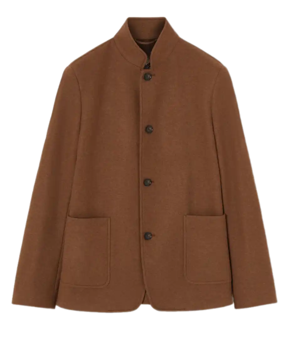 Loro Piana Spagna Jacket - Antelope Brown/Pear Melange