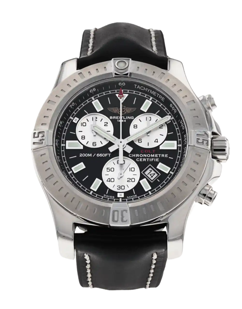 Breitling Colt Chronograph II Black Dial - 44mm, Steel (2015)