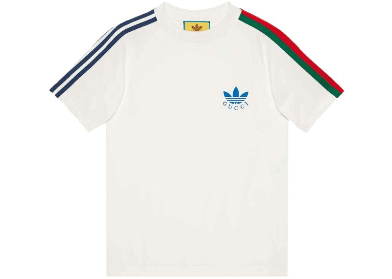 Gucci x adidas Trefoil Print T-Shirt - Off-White