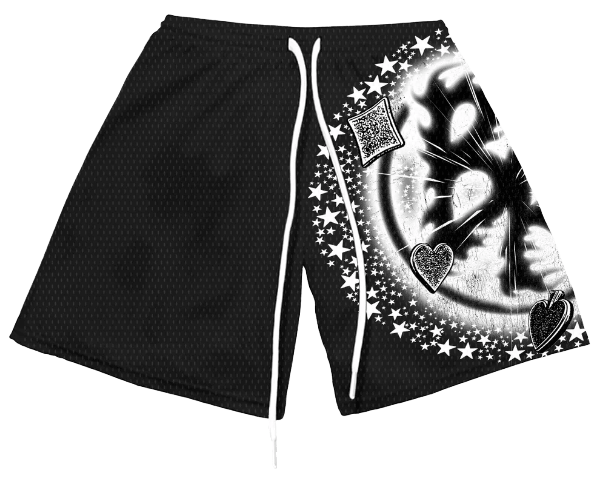 Brand Risk Roulette Black Shorts