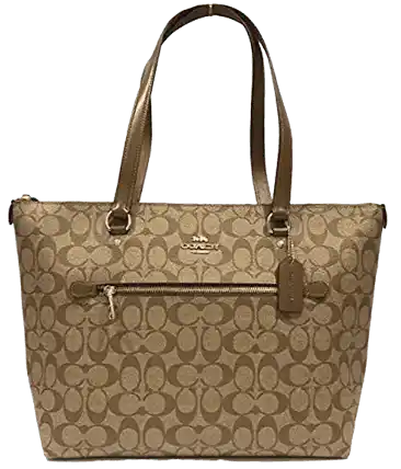 Coach Signature Gallery Tote Bag - Tan