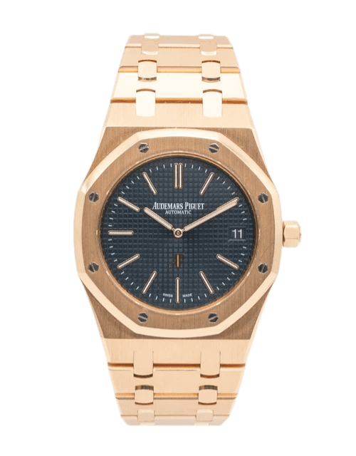 Audemars Piguet Royal Oak Blue Dial - 39mm, Rose Gold (2017)