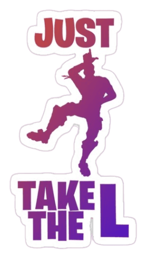 Fortnite "Take The L" Sticker