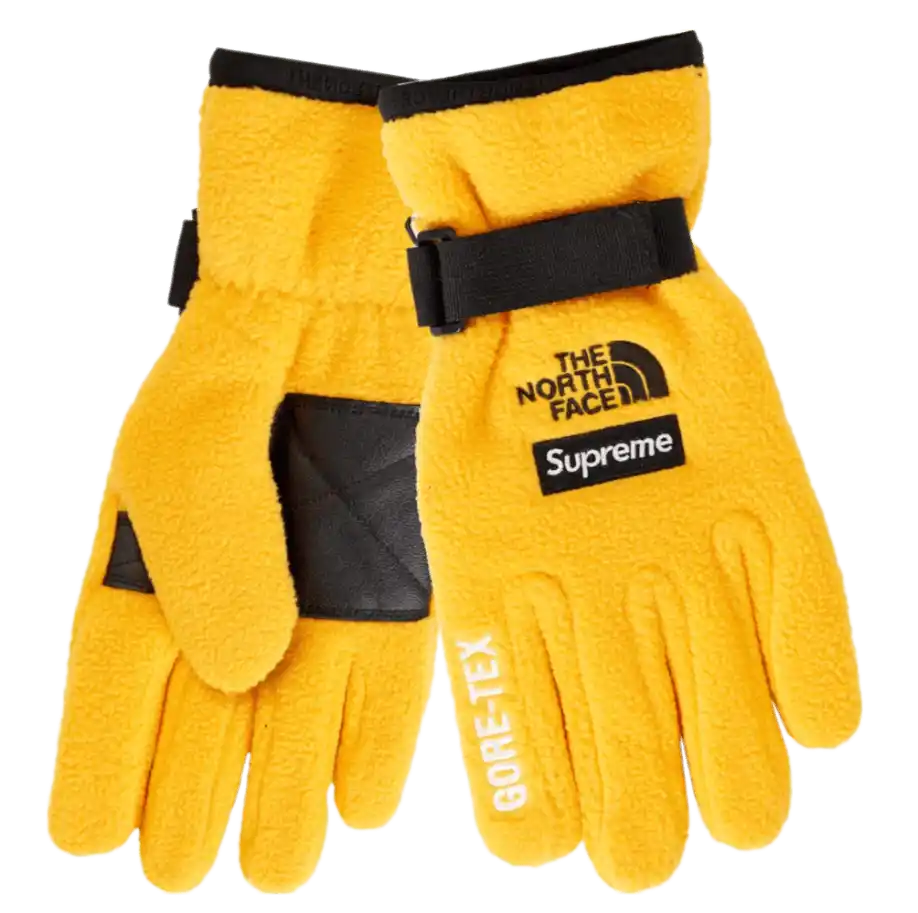 Supreme The North Face RTG Fleece Glove - Gold
