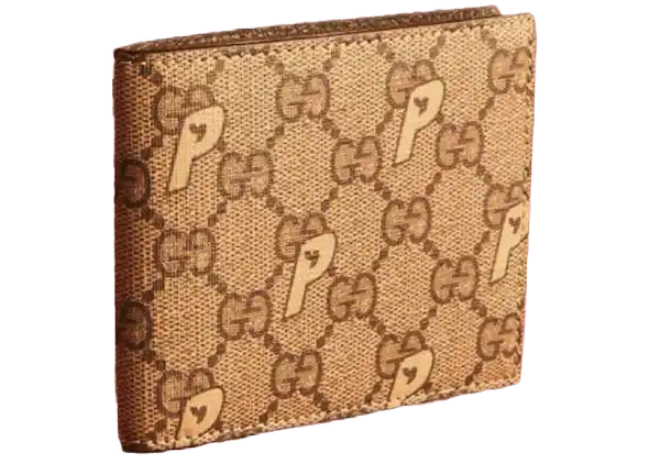 Palace x Gucci GG-P Bi-Fold Wallet - Beige
