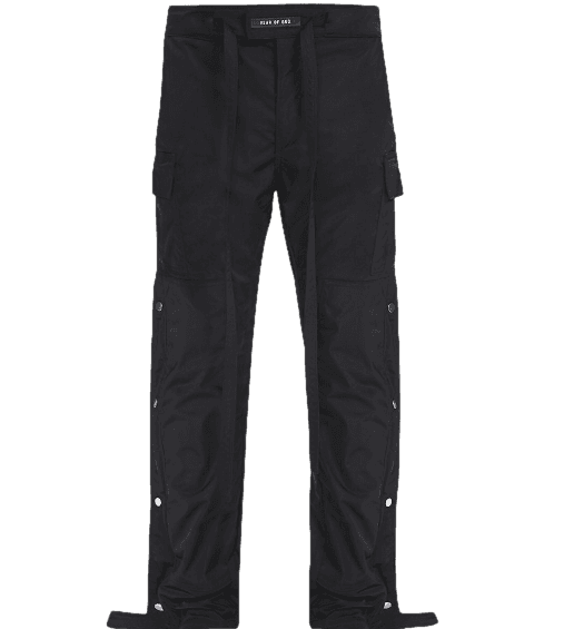 Fear of God Nylon Cargo Snap Pants - Black