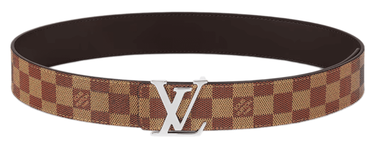 LV Initiales 40mm Reversible Belt - Brown