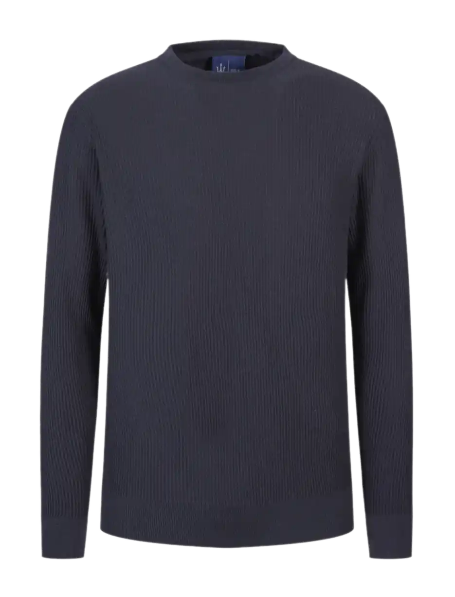 Maserati Tridente Maglione Blue