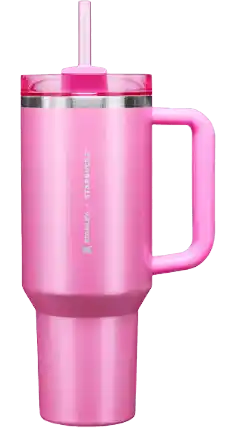 Stanley x Starbucks (Target Exclusive) Quencher 40oz Tumbler - Winter Pink (2024)