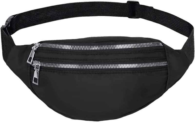 Generic Men's Bum Bag - Black