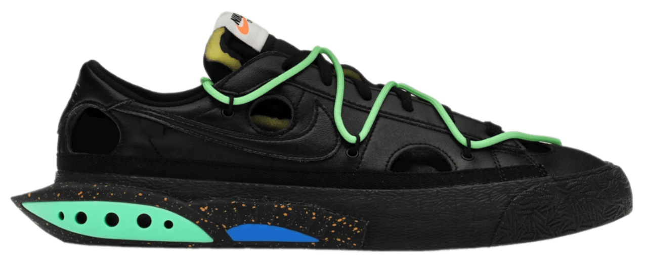 Nike Blazer Low - Off-White Black Electro Green