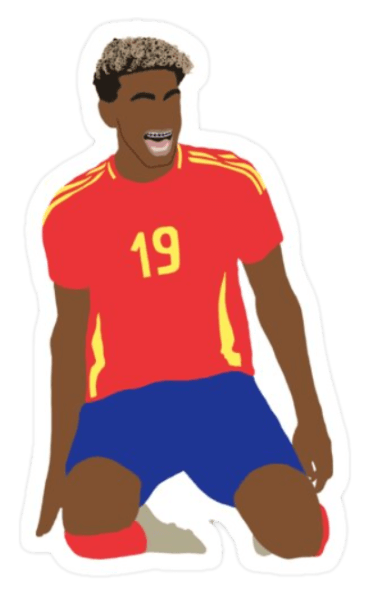 Lamine Yamal, Spain Sticker