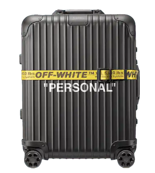 Off-White Rimowa Personal Belongings 49L Case - Black