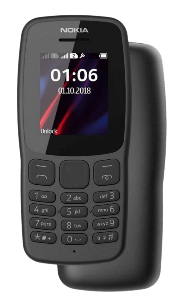 Nokia 106 - Dark Gray, 4GB