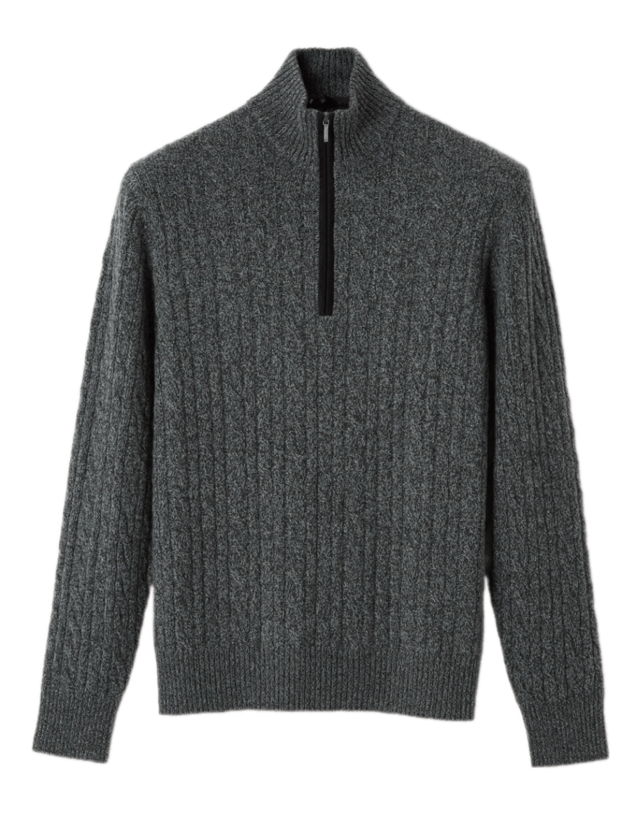 Loro Piana Treccia Sweater - Dark Alley