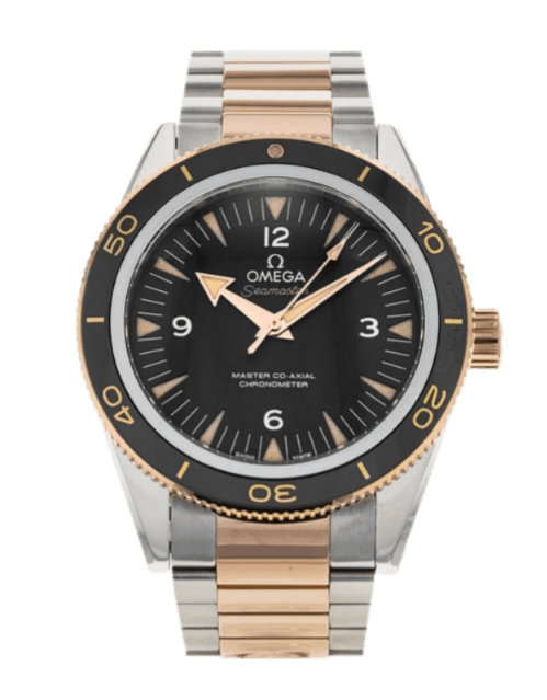 Omega Seamaster 300 Black Quarter Dial - 41mm, Steel and Rose Gold (2018)