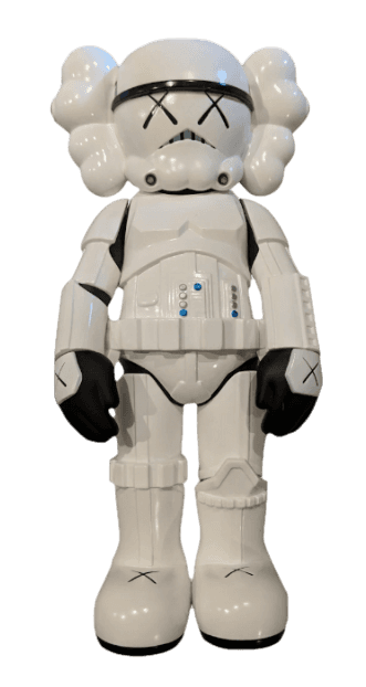 KAWS Star Wars Storm Trooper Companion Vinyl Figure - White