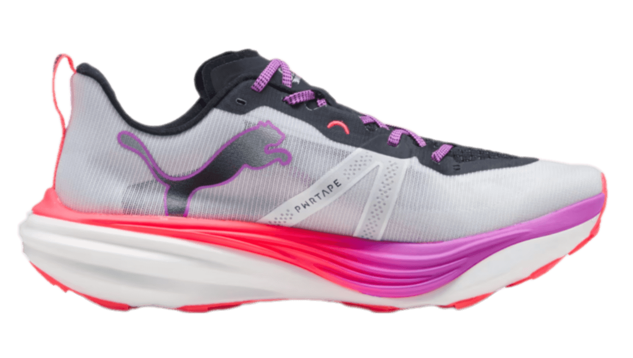Puma SEASONS Deviate NITRO Elite Trail - White-Glowing Red-Pure Magenta