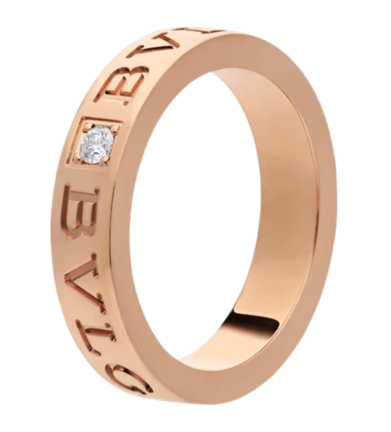 Bvlgari B.zero1 Essential With a Diamond Ring - Rose Gold