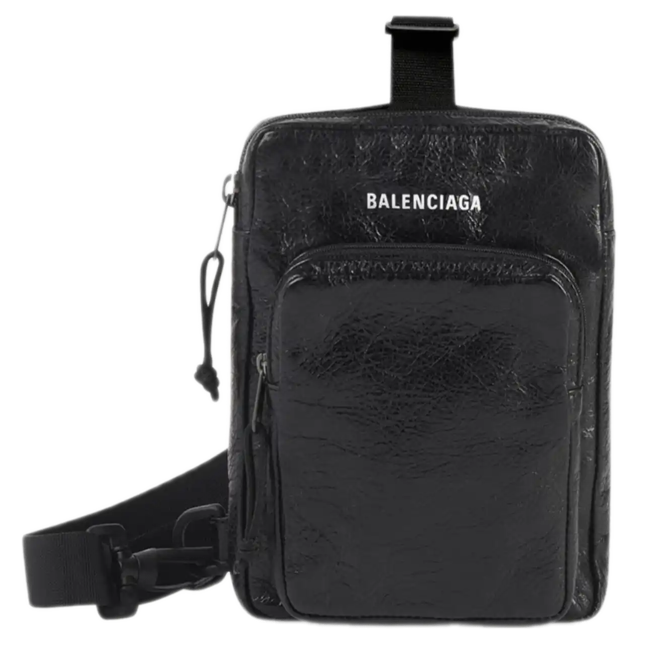Balenciaga Explorer Crossbody Messenger Bag - Black