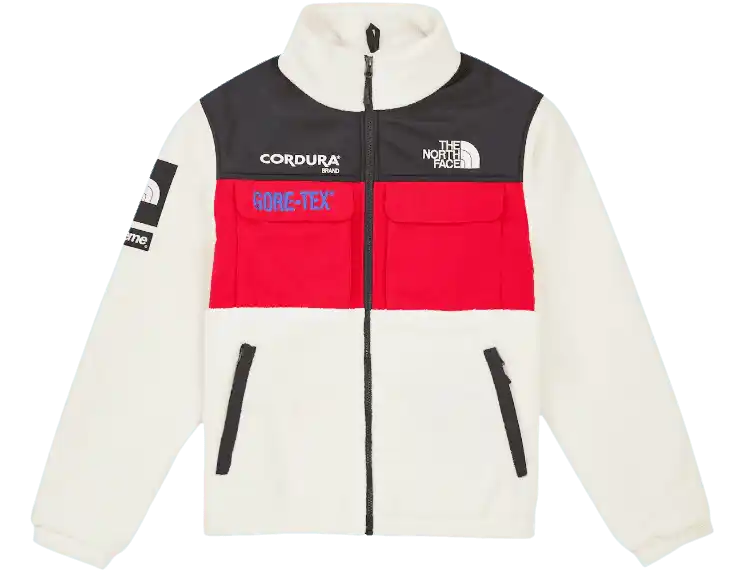 Supreme The North Face Expedition Fleece (FW18) Jacket - White