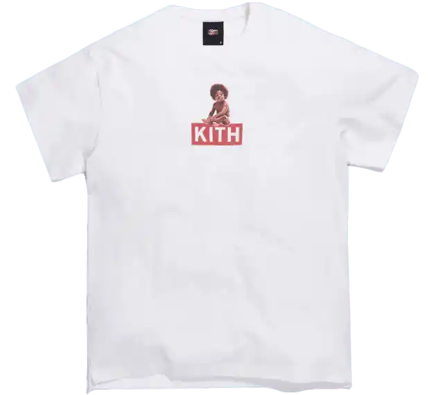 Kith x Biggie Classic Logo Tee - White