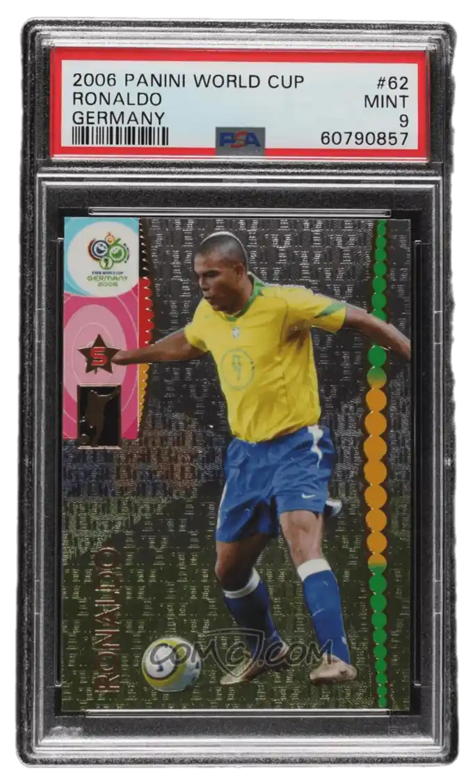 2006 Panini FIFA World Cup Germany - #62 - Ronaldo PSA 9 MINT