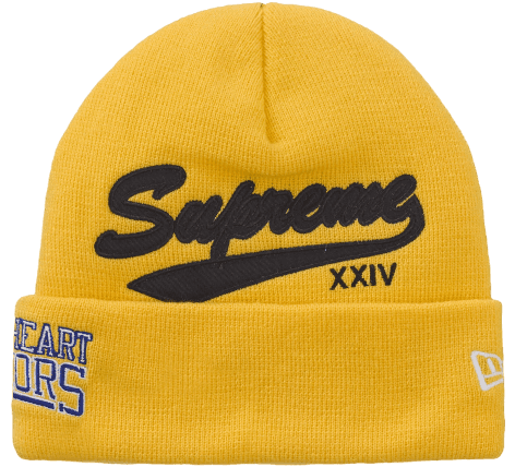 Supreme New Era Salvation Beanie - Gold