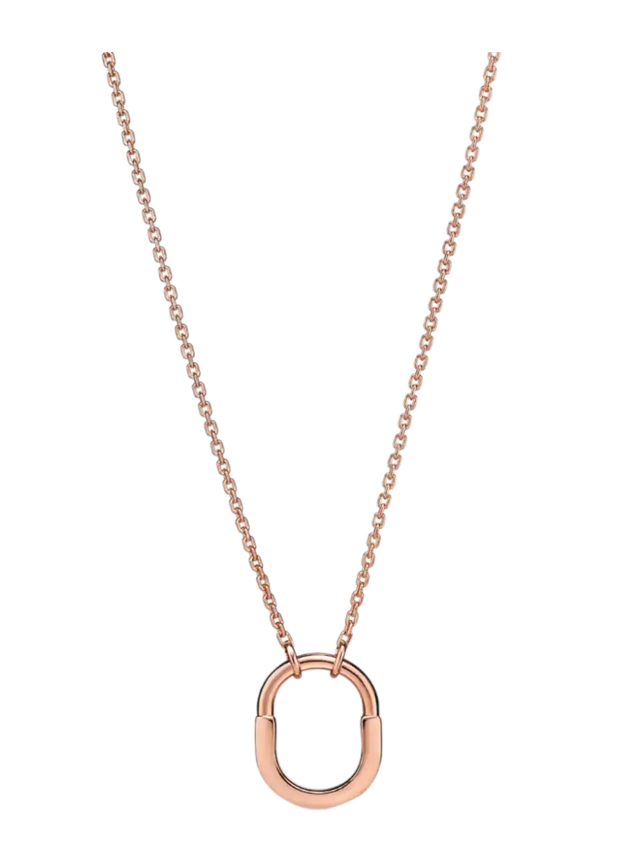 Tiffany Lock Small Pendant - Rose Gold