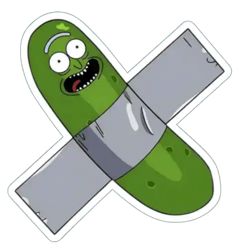 Pickle Rick Sticker