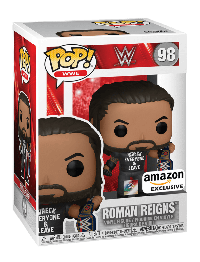 Funko Pop! WWE Roman Reigns Amazon Exclusive Figure 98