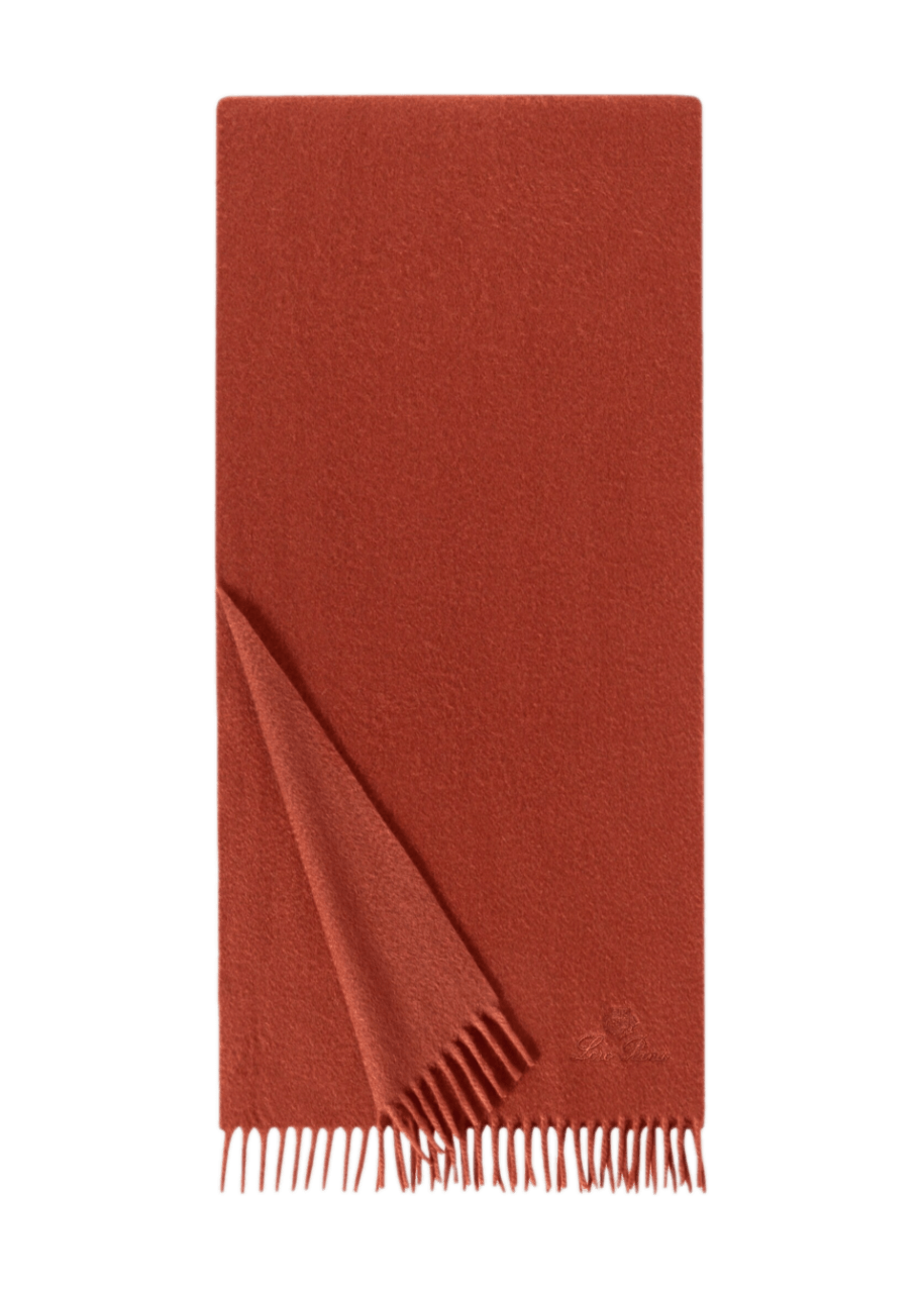 Loro Piana Piccola Unita Scarf - Auburn