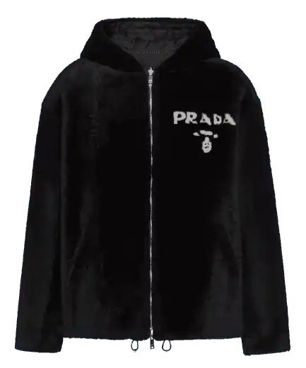 Prada Reversible Shearling Jacket - Black