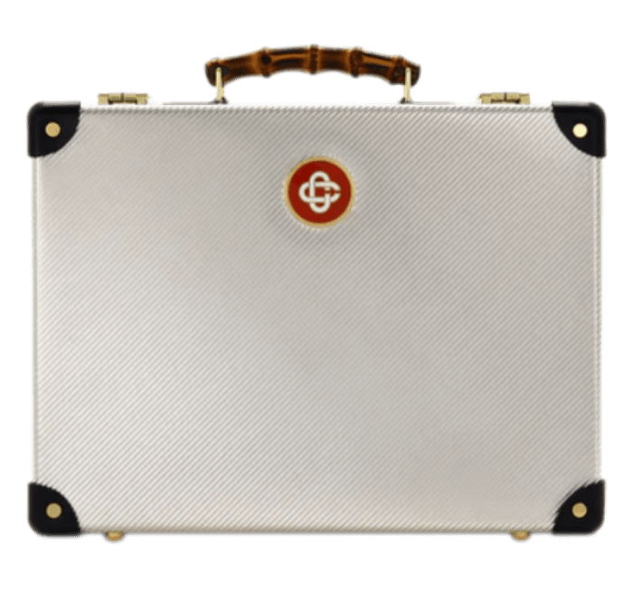 Casablanca Casa 16" Slim Attaché Case - Silver