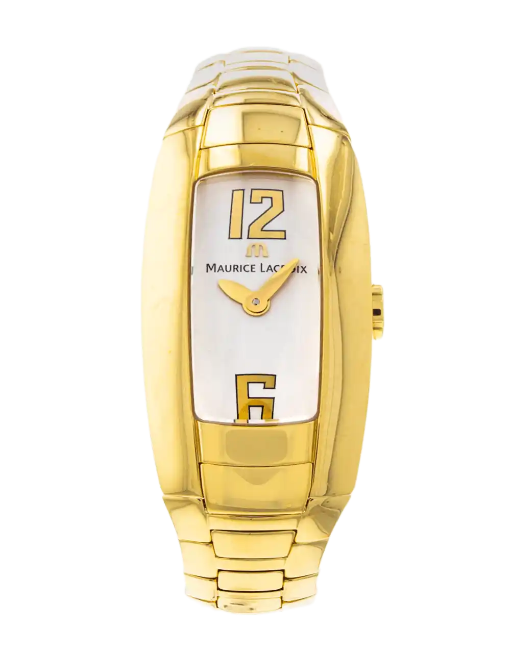 Maurice Lacroix Ladies Quartz White Dial - 20mm, Yellow Gold Plates (2004)