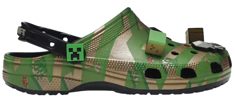 Crocs Classic Clog - Minecraft Grass Block