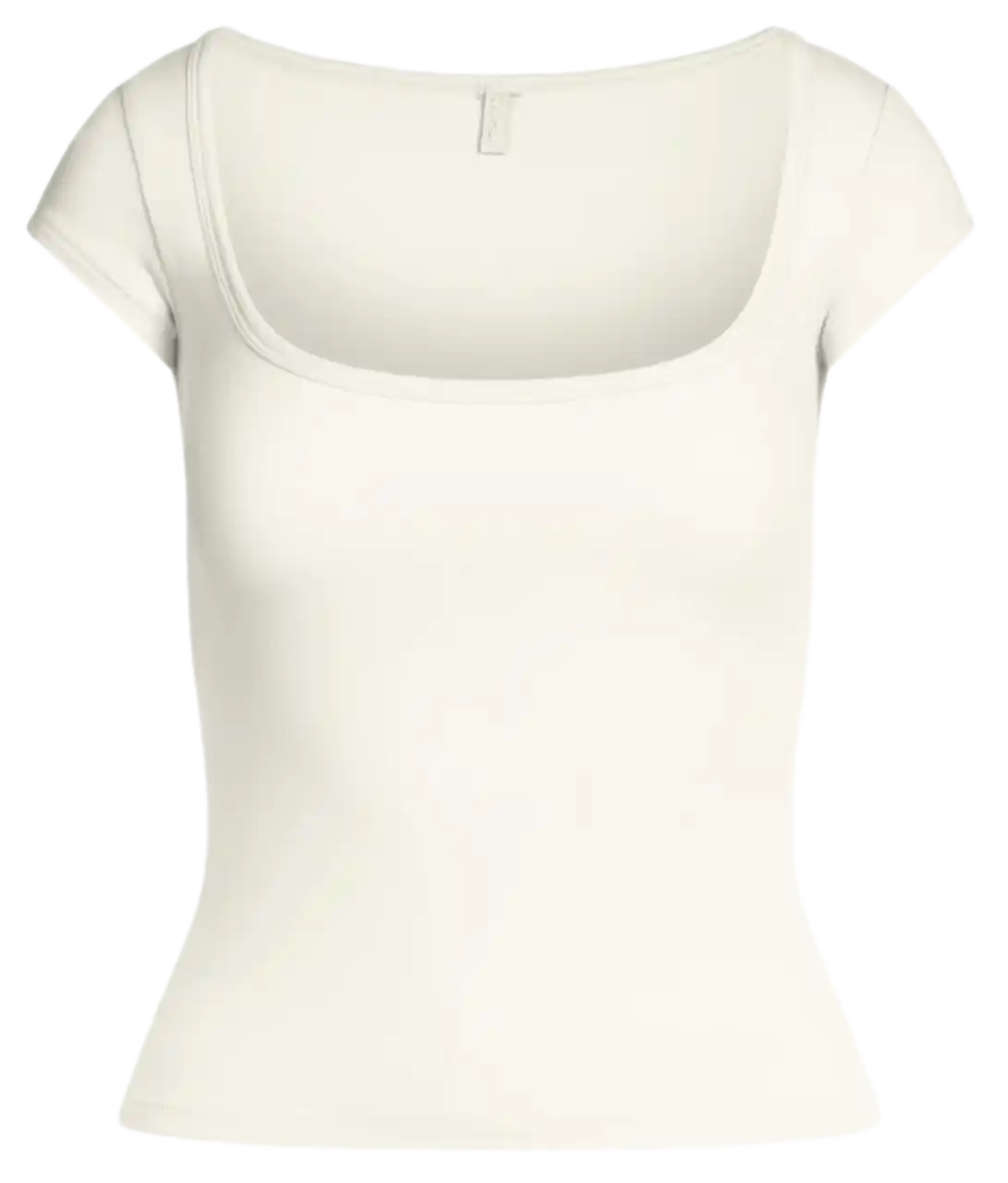 Skims Scoop Neck T-Shirt - Marble