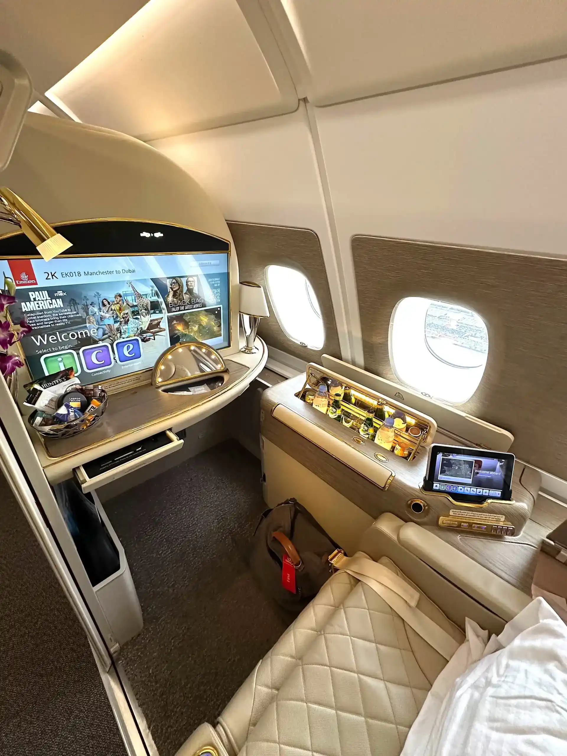 Emirates First Class Flight To Anywhere