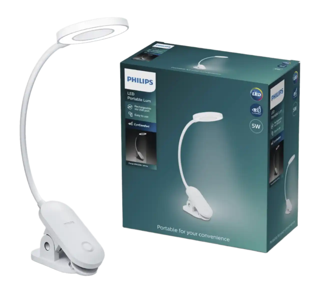 Philips Forys Clip Portable Table Lamp