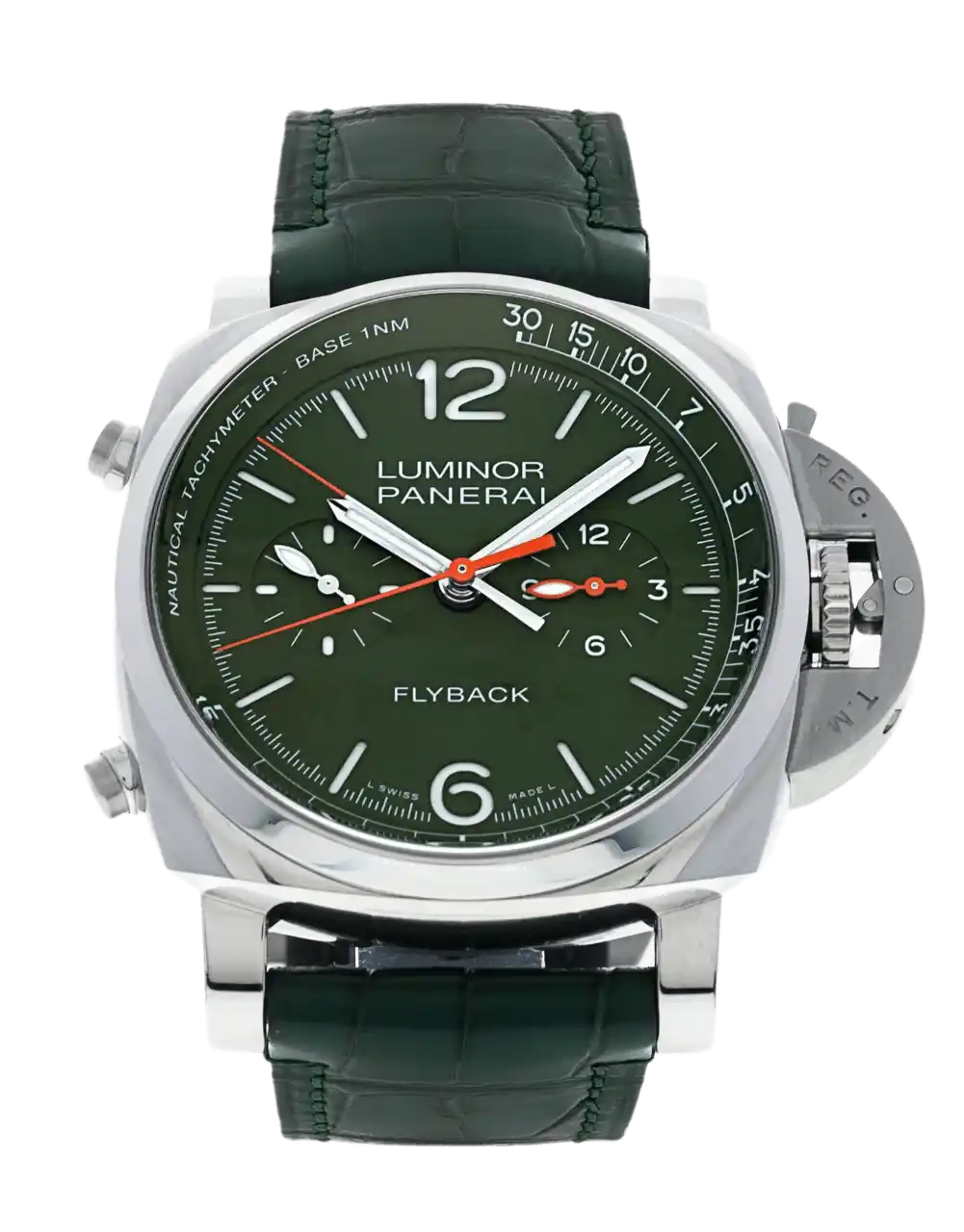 Panerai Luminor Chrono Green Dial - 44mm, Steel (2022)