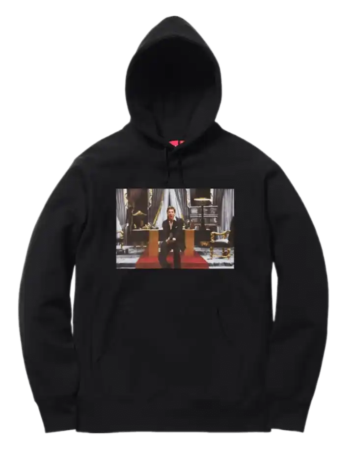 Supreme Scarface Friend Hooded Sweatshirt - Black