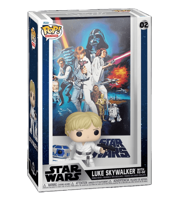 Pop! Movie Posters Luke Skywalker With R2-D2